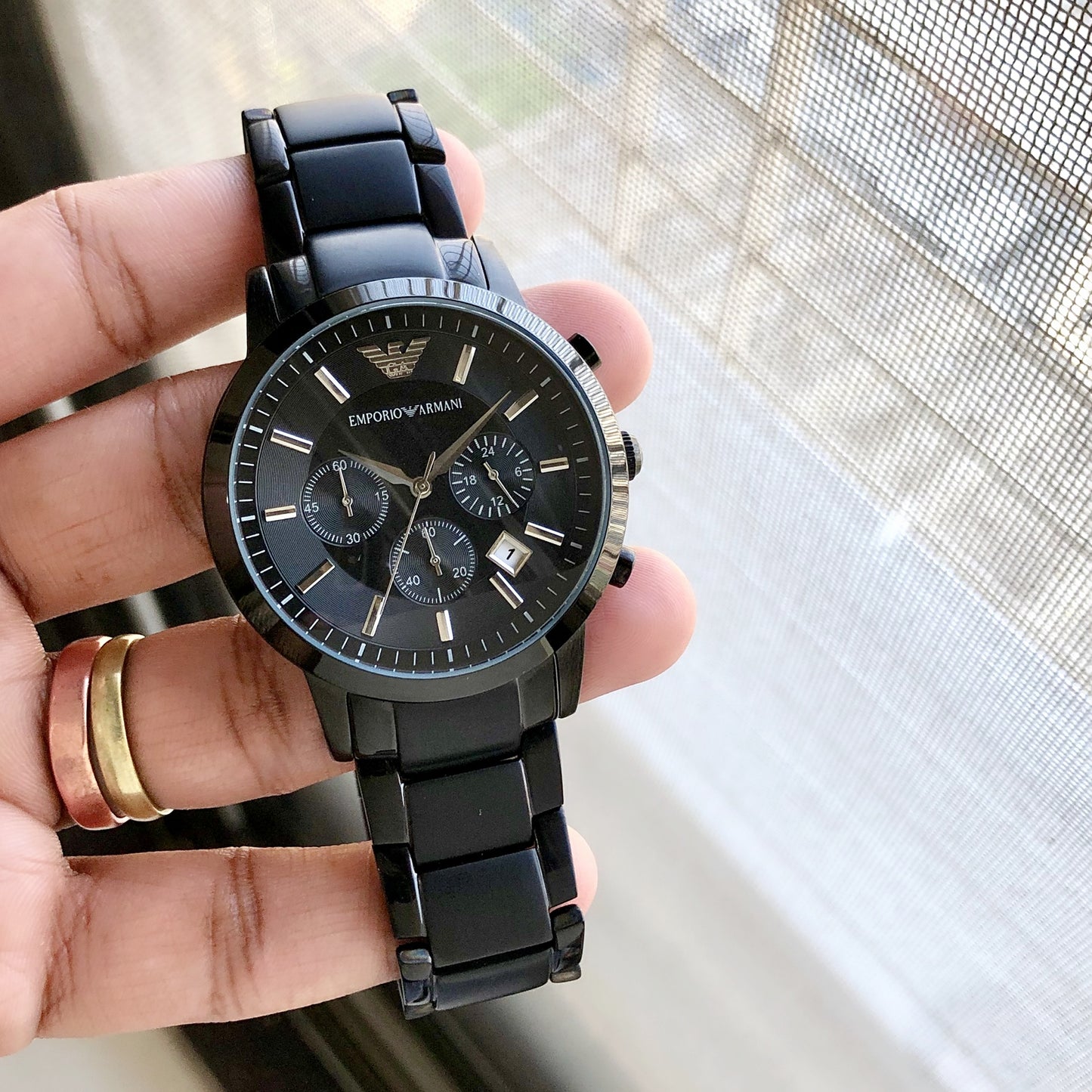 Men's Black Watch